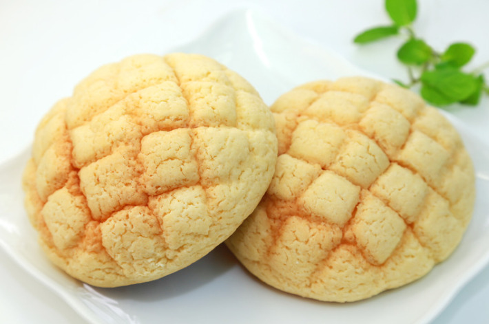 2個のメロンパン