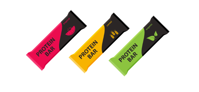 数種類のプロテインバー