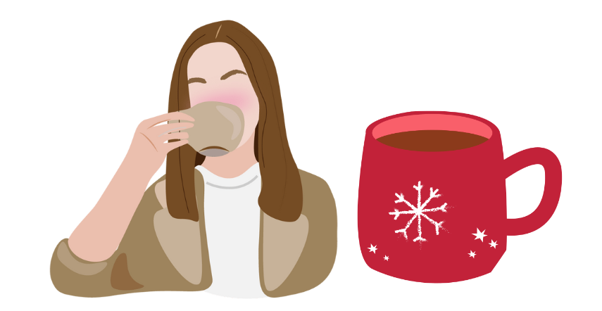 ミロを飲んでいる人